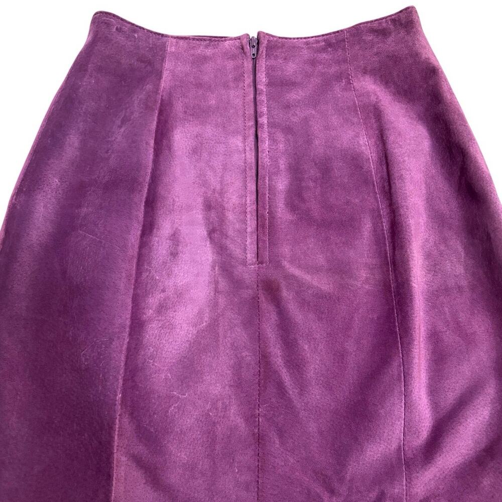 Y2K Wilson’s leather suede mini skirt - Picture 4 of 8